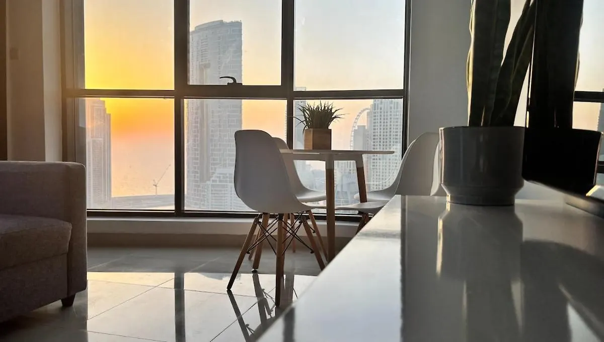 Golden Hour Stay Sea View In Marina דובאי 0*,